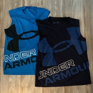 Under Armour Kids Tank Tops - Blue and Black